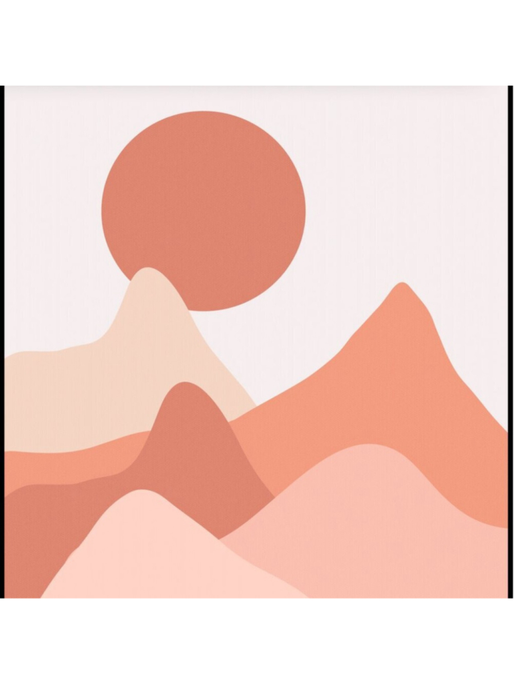 NEW! Verotin Terracotta Dreams Canvas Print. 27 inches x 20 inches.